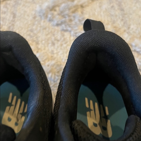 New Balance Black and White Athletic Shoes - Picture 6 of 7